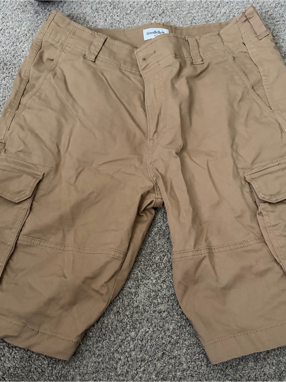 Goodfellow & Co Khaki/Tan Cargo Shorts with Pockets